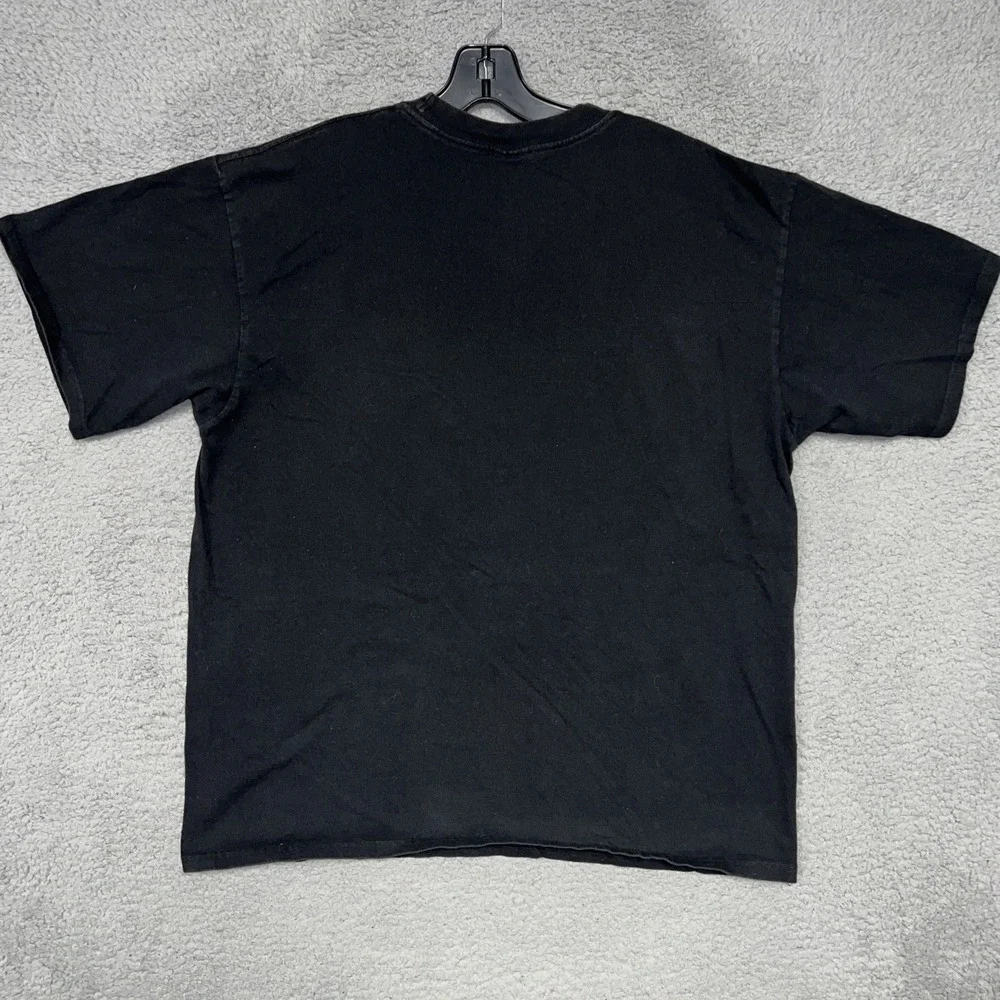 VTG Nike Air Jordan Represent T Shirt Mens Sz L Black‎ Center Jumpman Logo Tee
